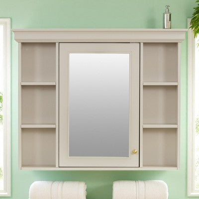 Zestaw łazienkowy 91 cm z szafką lustrzaną