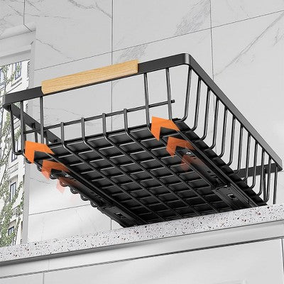 Wysuwany organizer do szafki z przegrodami, bez wiercenia